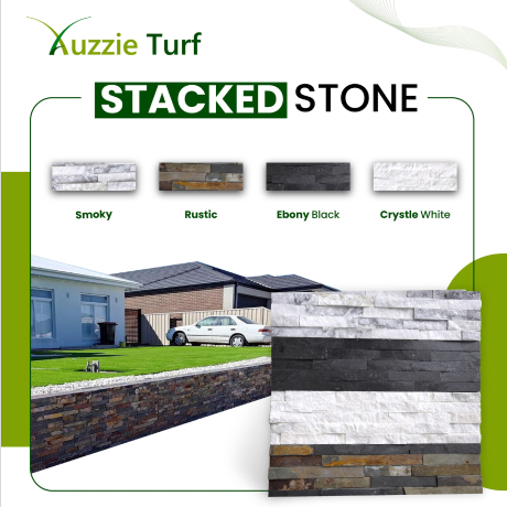 auzzie turf stacked stone