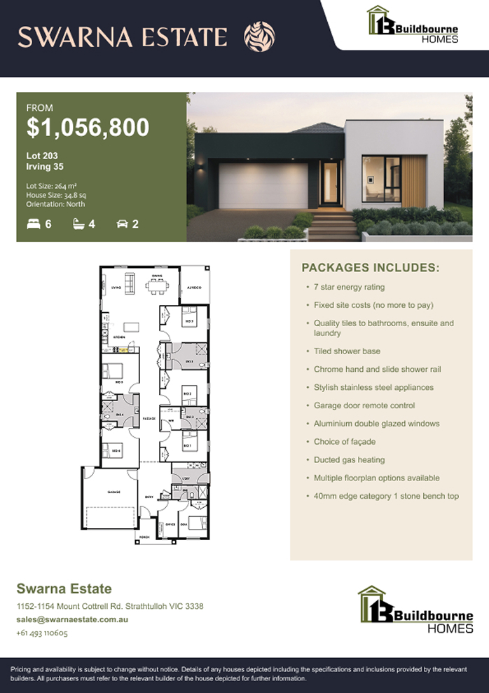 buildbourne homes lots