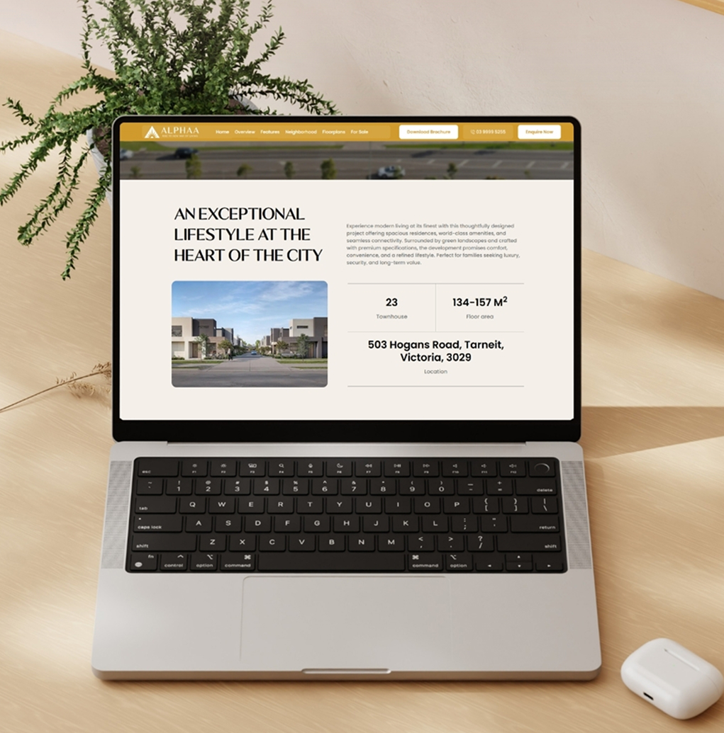 ALPHAA Laptop Mockup