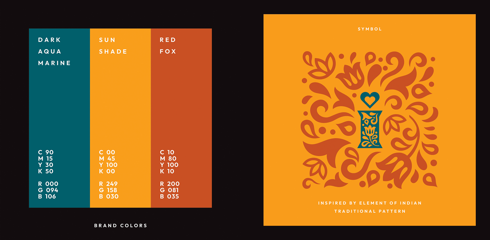 Indiano FastFood Brand Colors