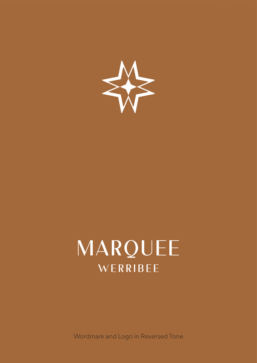 Wordmark nad Logo in Reversed Tone